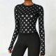 Winter Star Pattern Slim Fit Base Layer Jacket